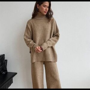 Cozy Turtleneck Sweater Set
